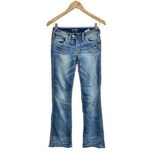 Silver Jeans Co. Tuesday Low Rise Womens Size 25 Boot Cut Blue